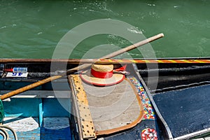 Italy, Venice, the cap hat of a Gondolier