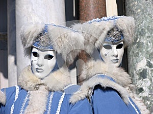 Italy, Venice Carnival: FURious twins