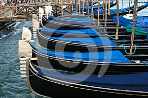 Italy. Venice. Gondolas