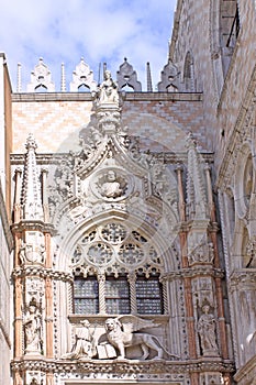 Italy. Venice. St Mark's Basilica. Details photo