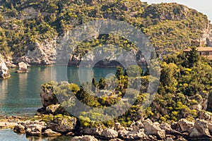 Italy: View of Isola Bella`s island