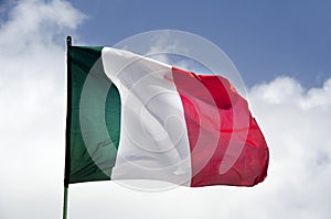 Italy waving flag