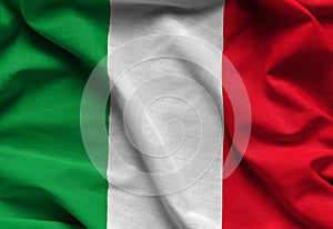 Italy Waving Flag