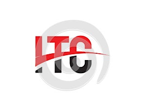 ITC Letter Initial Logo Design Vector Illustration