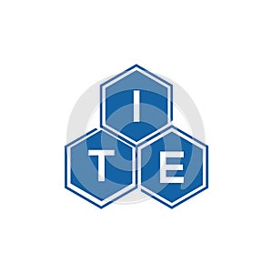 ITE letter logo design on white background.ITE creative initials letter logo concept.ITE vector letter design