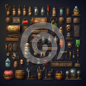 Item game 2d photo
