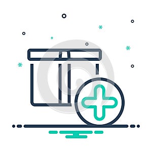 Mix icon for Item, box and object