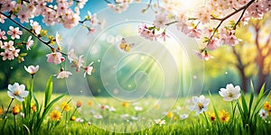 An item spring as a beautiful background