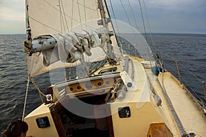 Items of equipment for yacht