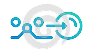 Iterative Search Loop, Continuous Data Exploration, vector design Generative AI