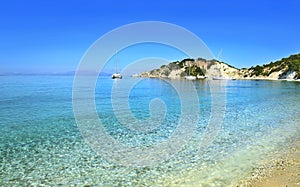 Ithaca beach Greece