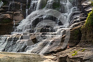Ithaca Falls In Ithaca, New York