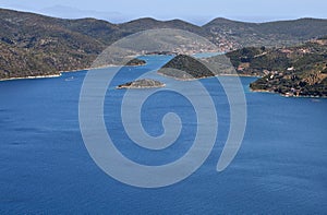 Ithaki island in Greece