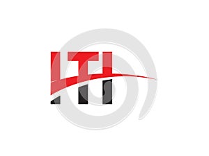 ITI Letter Initial Logo Design Vector Illustration