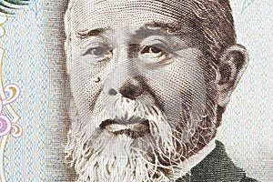 Ito Hirobumi a closeup portrait from Japanese money