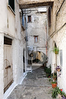 Itri medieval village in Italy photo