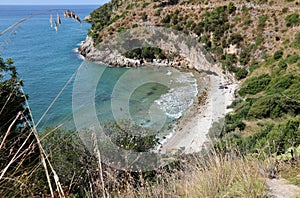 Itri - Spiaggia della Flacca Antica dal sentiero photo