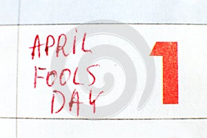 its 1st april fools day on the calendar