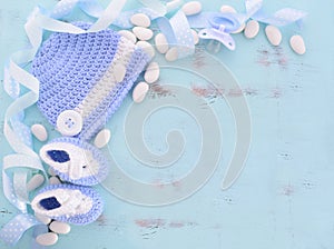 Its a Boy Baby Shower or Nursery background