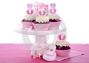 Its a Girl Baby Shower Cupcakes