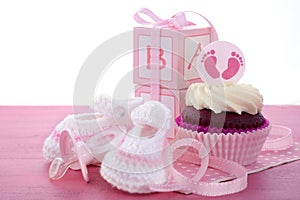 Its a Girl Baby Shower Cupcakes