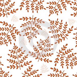 Its not autumn leaf seamless pattern