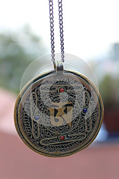 Its the picture of beautiful antique locket.