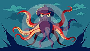 With its tentacles firmly in control of the military the political octopus used its power for aggression and oppression photo