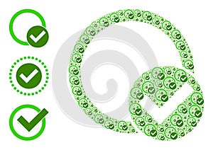 Fractal Validation Circle Icon Self Collage