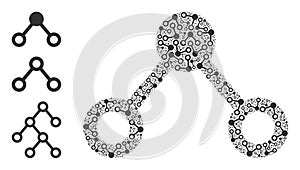 Fractal Links Icon Self Collage