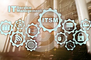 ITSM. IT Service Management. Concept for information technology service management on supercomputer