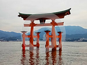 Itsukushima Floating Torii Gate at Miyajima