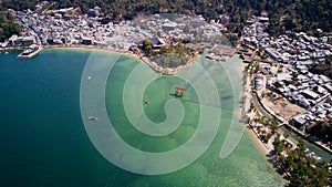 Itsukushima Shrine Aerial, Hiroshima, Japan