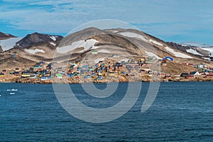 Ittoqqortoormiit - remote place in east Greenland photo