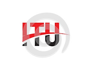 ITU Letter Initial Logo Design Vector Illustration