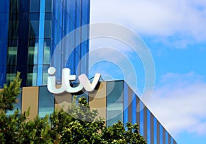 ITV Building Sign