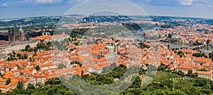 Ð¡ityscape of Prague city. Panoramic view