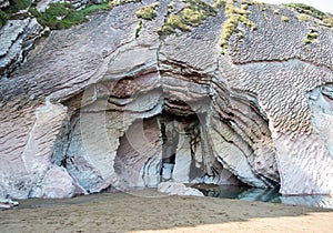 The Itzurum Flysch in Zumaia - Basque Country, Spain