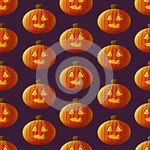 Itâ€™s Halloween time seamless pattern digital illustration