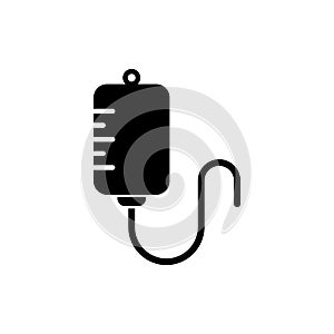 IV Bag Medical Healthcare Icon Vector Template Logo Illustration Design