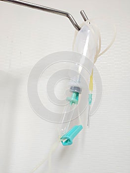 IV bag for patient.