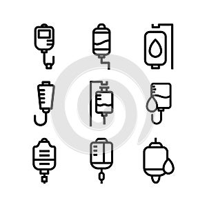 iv drip icon or logo isolated sign symbol vector illustration