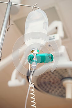 Iv fluid, intravenous in the hopsital.