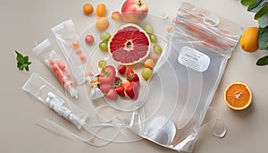 IV Vitamin Drip Infuse Fruit Therapy Bag
