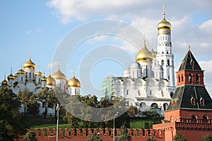 The Ivan the Great Bell Tower and Archangel Cathed photo