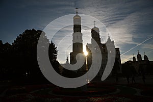 Ivan Great Bell tower. Moscow Kremlin landmark. UNESCO World Heritage Site.