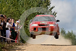 Ivan Smirnov on Mitsubishi Lance