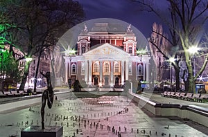 Ivan Vazov National Theater in Sofia - Bulgaria photo
