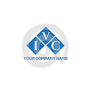 IVC letter logo design on white background. IVC creative initials letter logo concept. IVC letter design