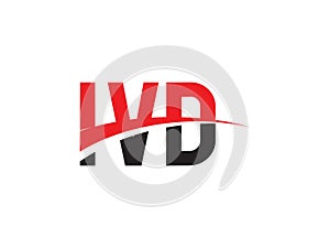 IVD Letter Initial Logo Design Vector Illustration